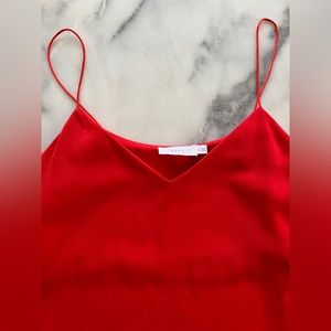 Lush V-neck Red Cami, Like-new